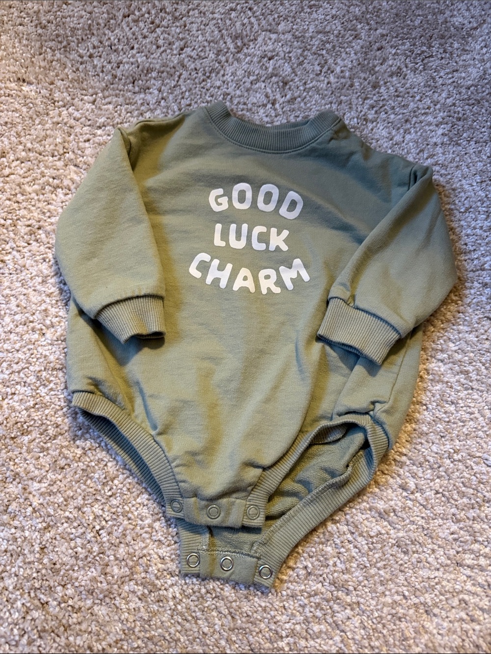“Good Luck Charm” Bubble Romper